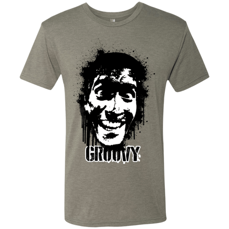 T-Shirts Venetian Grey / S Groovy Men's Triblend T-Shirt