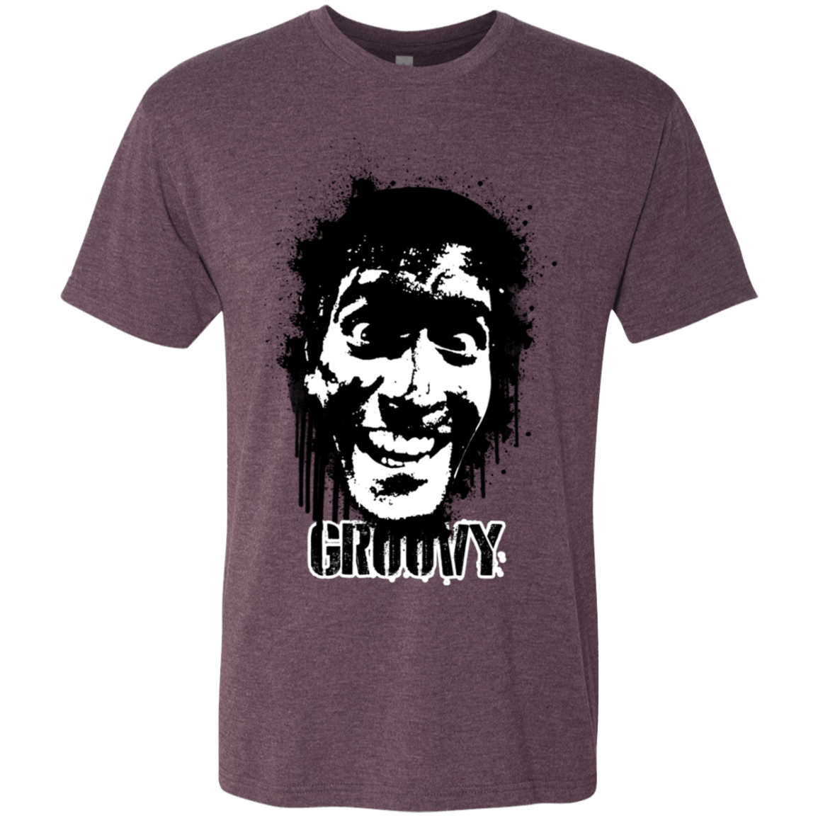 T-Shirts Vintage Purple / S Groovy Men's Triblend T-Shirt