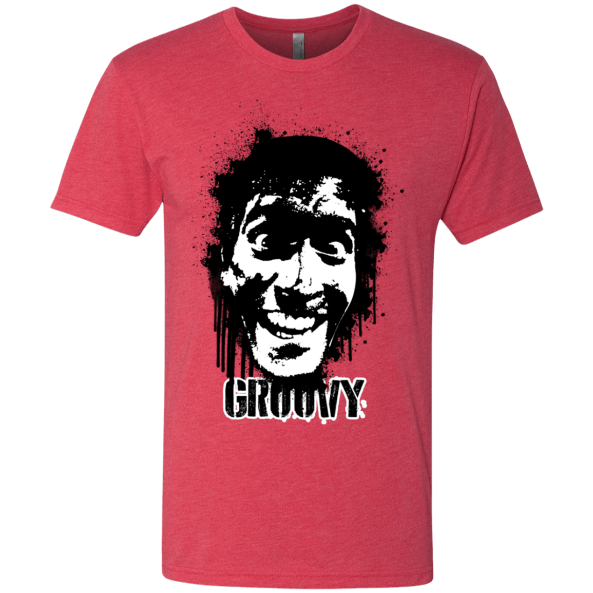 T-Shirts Vintage Red / S Groovy Men's Triblend T-Shirt