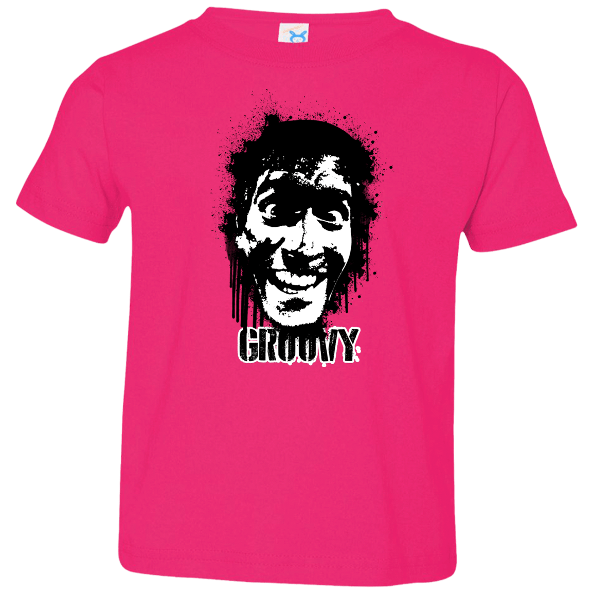 T-Shirts Hot Pink / 2T Groovy Toddler Premium T-Shirt