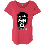 T-Shirts Vintage Red / X-Small Groovy Triblend Dolman Sleeve