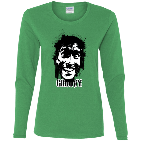 T-Shirts Irish Green / S Groovy Women's Long Sleeve T-Shirt