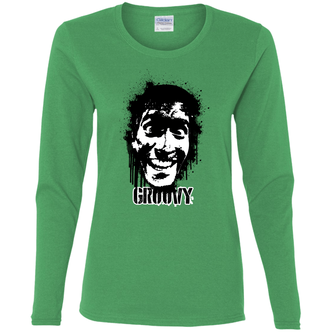 T-Shirts Irish Green / S Groovy Women's Long Sleeve T-Shirt