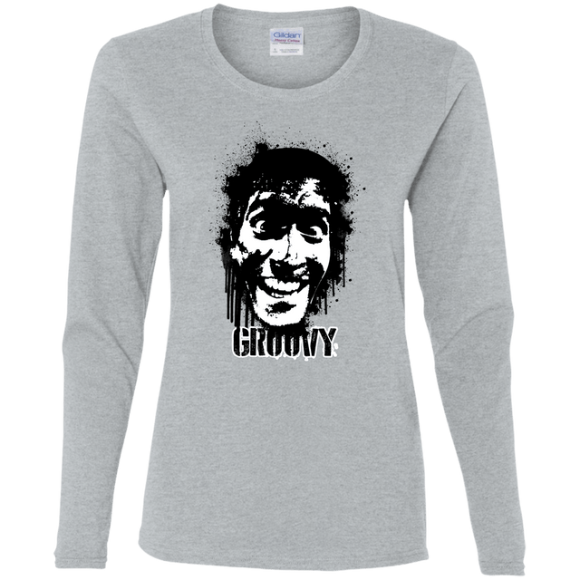 T-Shirts Sport Grey / S Groovy Women's Long Sleeve T-Shirt