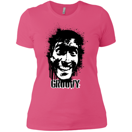 T-Shirts Hot Pink / X-Small Groovy Women's Premium T-Shirt