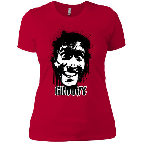 T-Shirts Red / X-Small Groovy Women's Premium T-Shirt