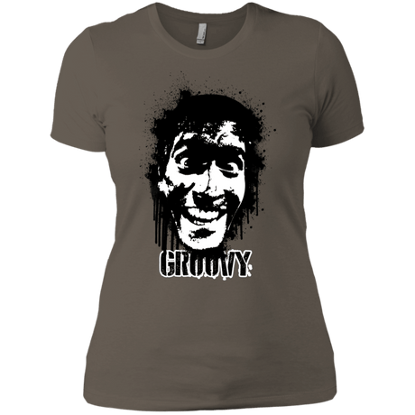 T-Shirts Warm Grey / X-Small Groovy Women's Premium T-Shirt
