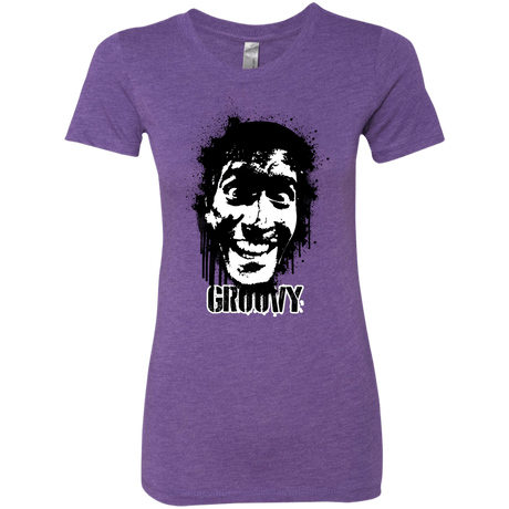 T-Shirts Purple Rush / S Groovy Women's Triblend T-Shirt