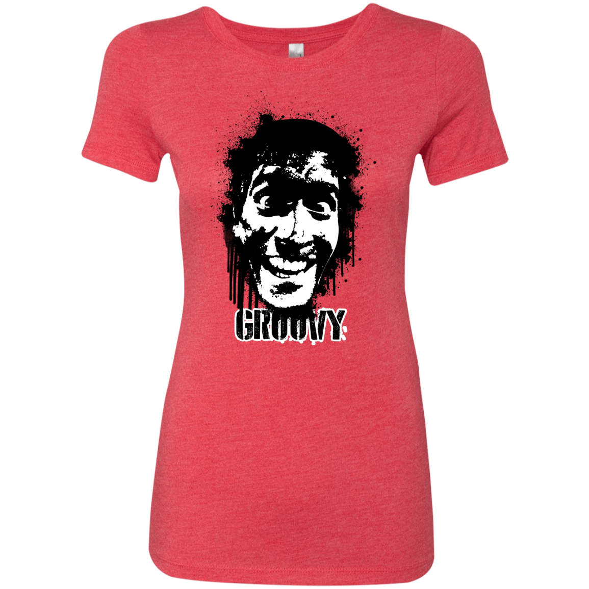 T-Shirts Vintage Red / S Groovy Women's Triblend T-Shirt
