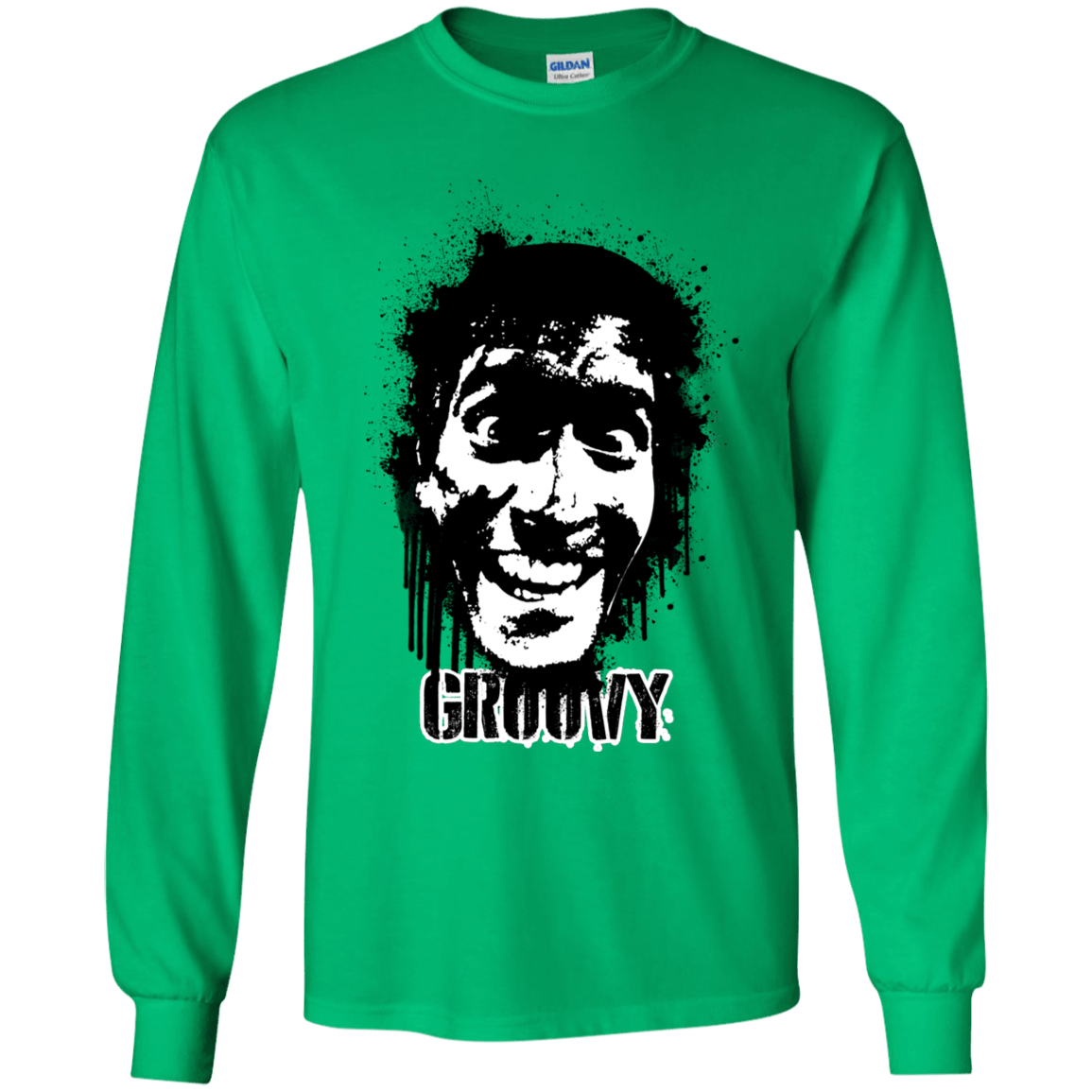 T-Shirts Irish Green / YS Groovy Youth Long Sleeve T-Shirt