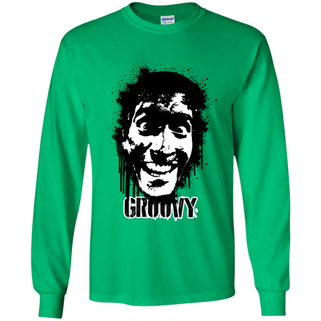 T-Shirts Irish Green / YS Groovy Youth Long Sleeve T-Shirt