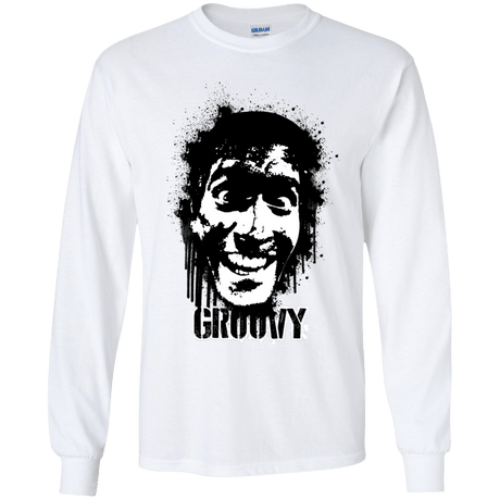 T-Shirts White / YS Groovy Youth Long Sleeve T-Shirt