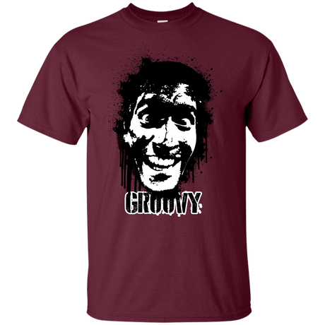 T-Shirts Maroon / YXS Groovy Youth T-Shirt