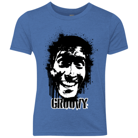 T-Shirts Vintage Royal / YXS Groovy Youth Triblend T-Shirt