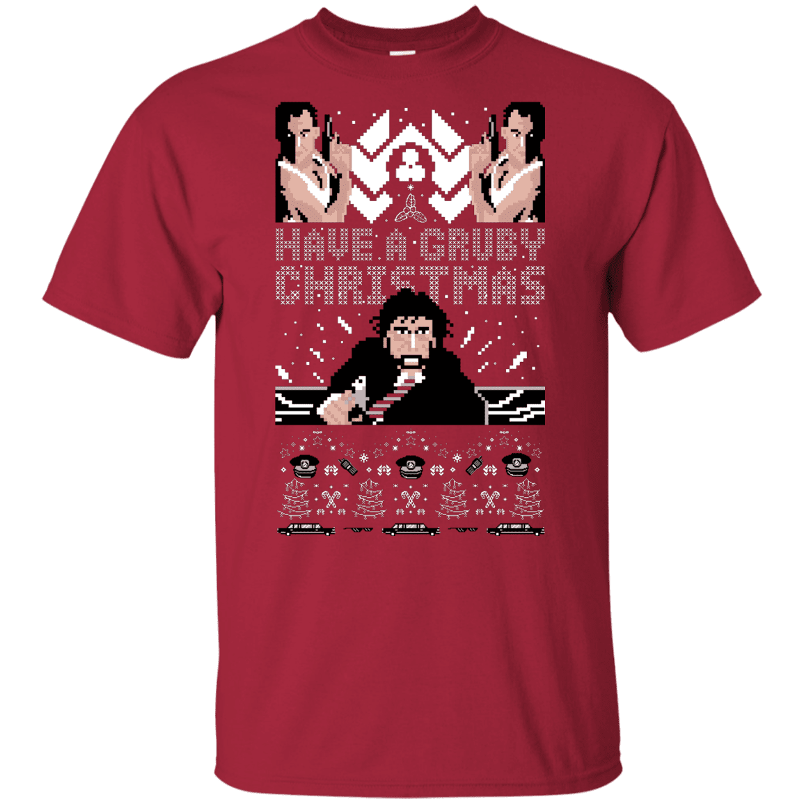 T-Shirts Cardinal / YXS Gruber Christmas Youth T-Shirt
