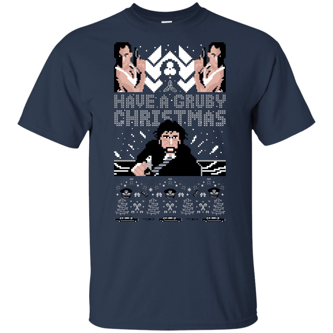 T-Shirts Navy / YXS Gruber Christmas Youth T-Shirt