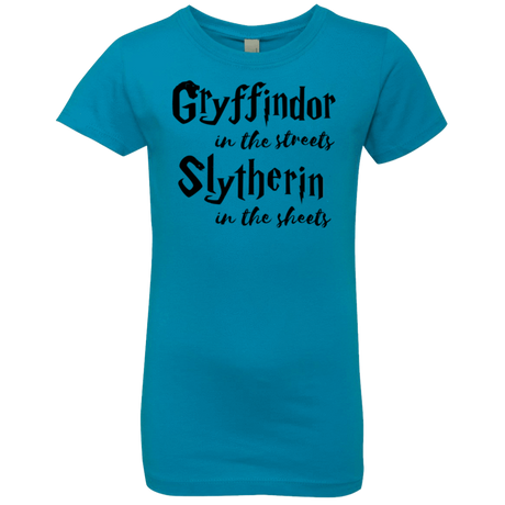 T-Shirts Turquoise / YXS Gryffindor Streets Girls Premium T-Shirt