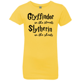 T-Shirts Vibrant Yellow / YXS Gryffindor Streets Girls Premium T-Shirt