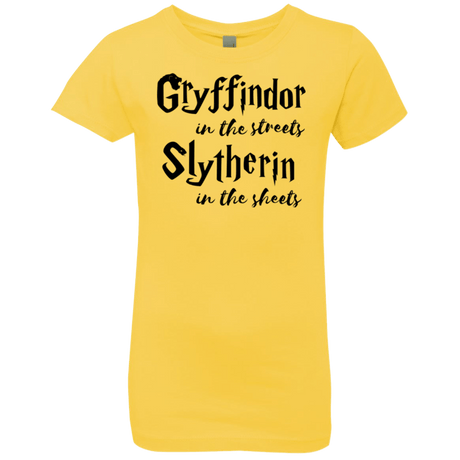 T-Shirts Vibrant Yellow / YXS Gryffindor Streets Girls Premium T-Shirt