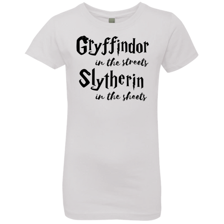 T-Shirts White / YXS Gryffindor Streets Girls Premium T-Shirt