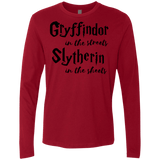 T-Shirts Cardinal / Small Gryffindor Streets Men's Premium Long Sleeve