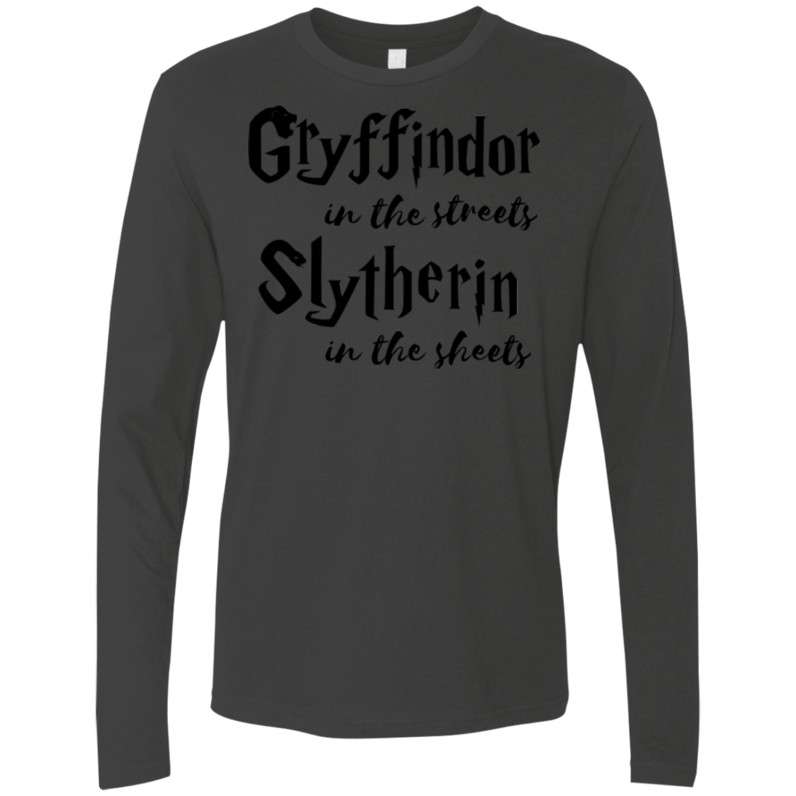 T-Shirts Heavy Metal / Small Gryffindor Streets Men's Premium Long Sleeve
