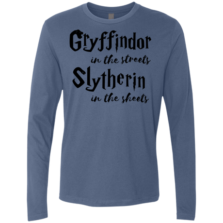 T-Shirts Indigo / Small Gryffindor Streets Men's Premium Long Sleeve