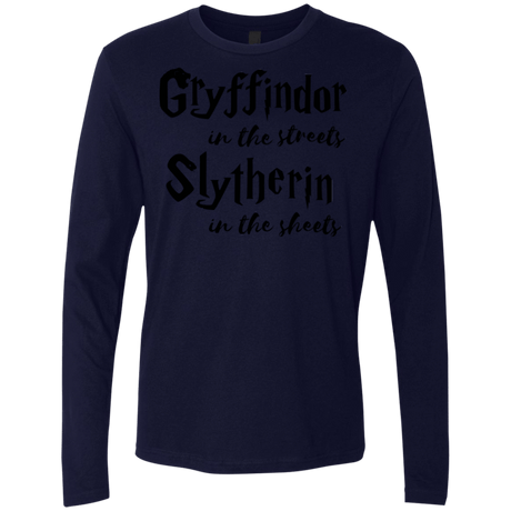 T-Shirts Midnight Navy / Small Gryffindor Streets Men's Premium Long Sleeve