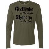 T-Shirts Military Green / Small Gryffindor Streets Men's Premium Long Sleeve
