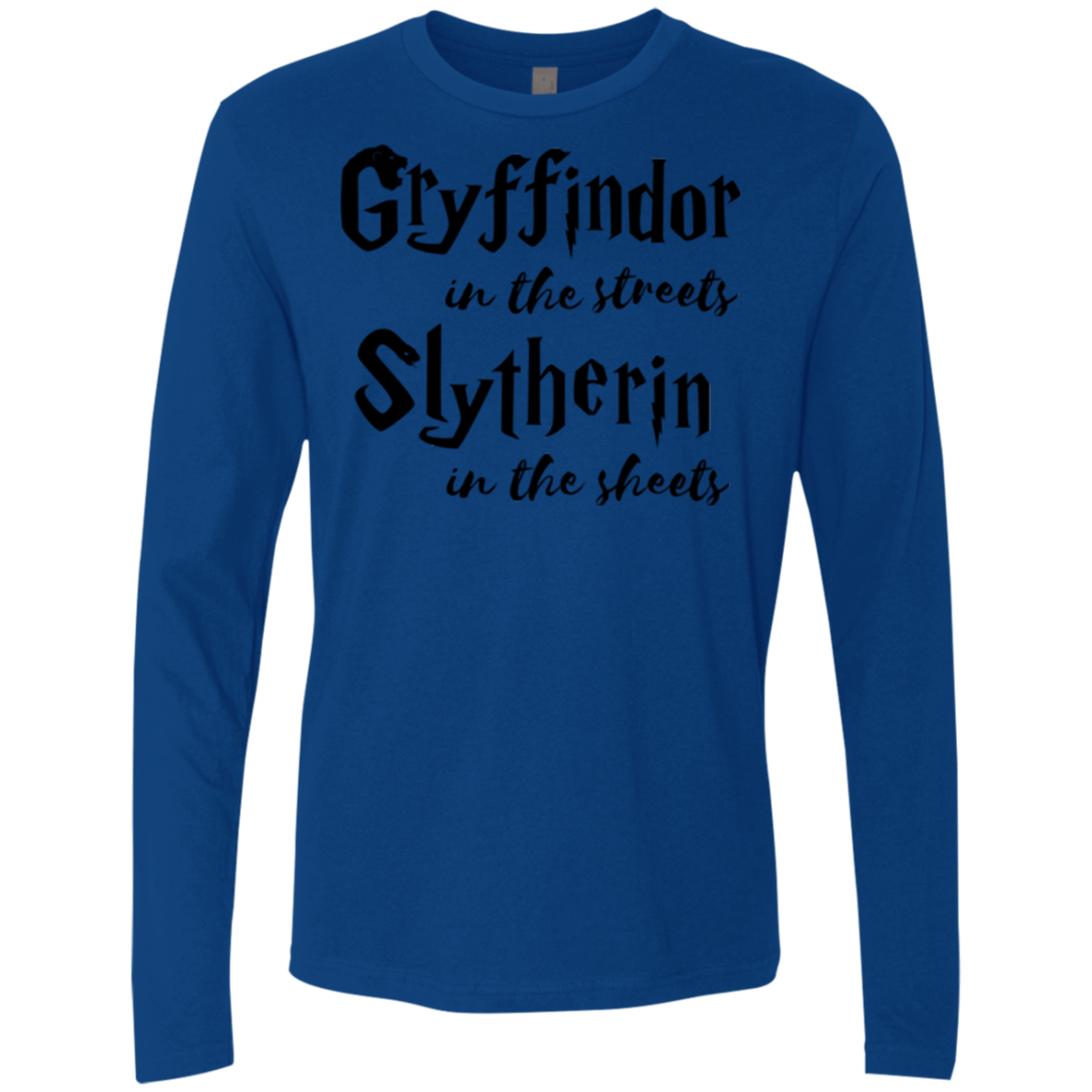 T-Shirts Royal / Small Gryffindor Streets Men's Premium Long Sleeve