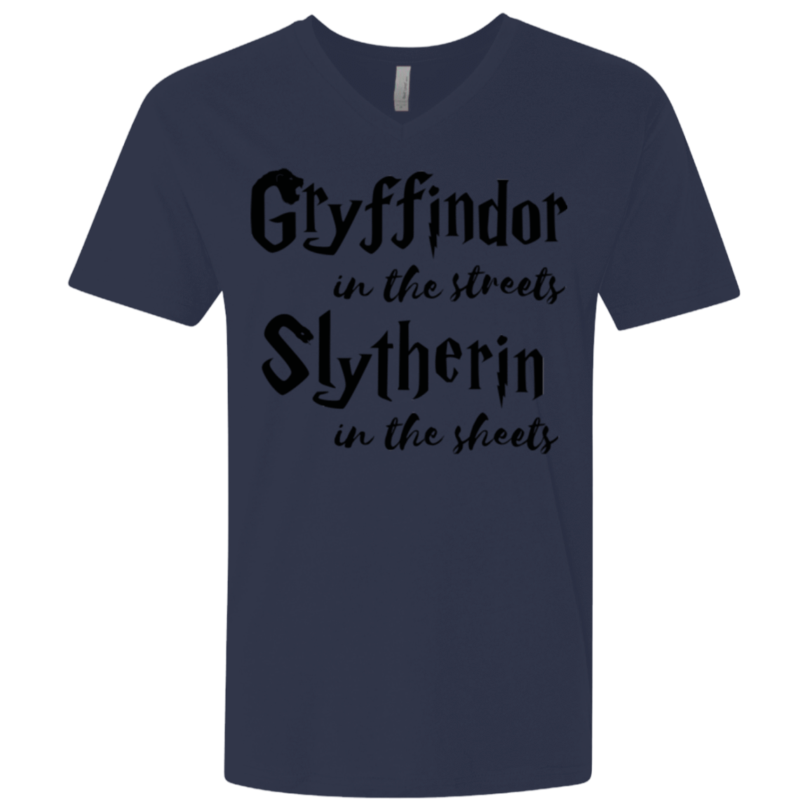 T-Shirts Midnight Navy / X-Small Gryffindor Streets Men's Premium V-Neck