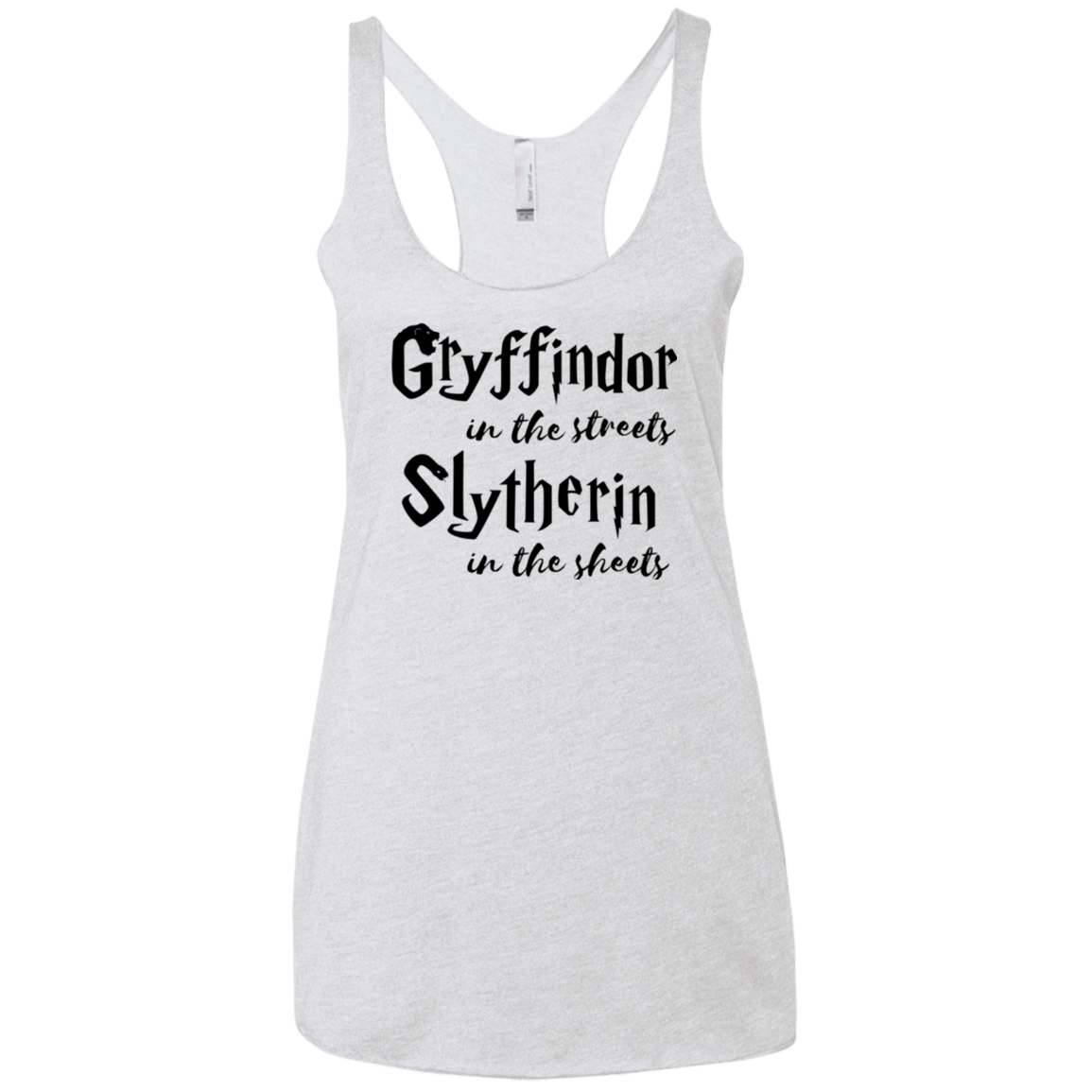 T-Shirts Heather White / X-Small Gryffindor Streets Women's Triblend Racerback Tank