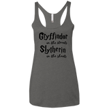 T-Shirts Premium Heather / X-Small Gryffindor Streets Women's Triblend Racerback Tank