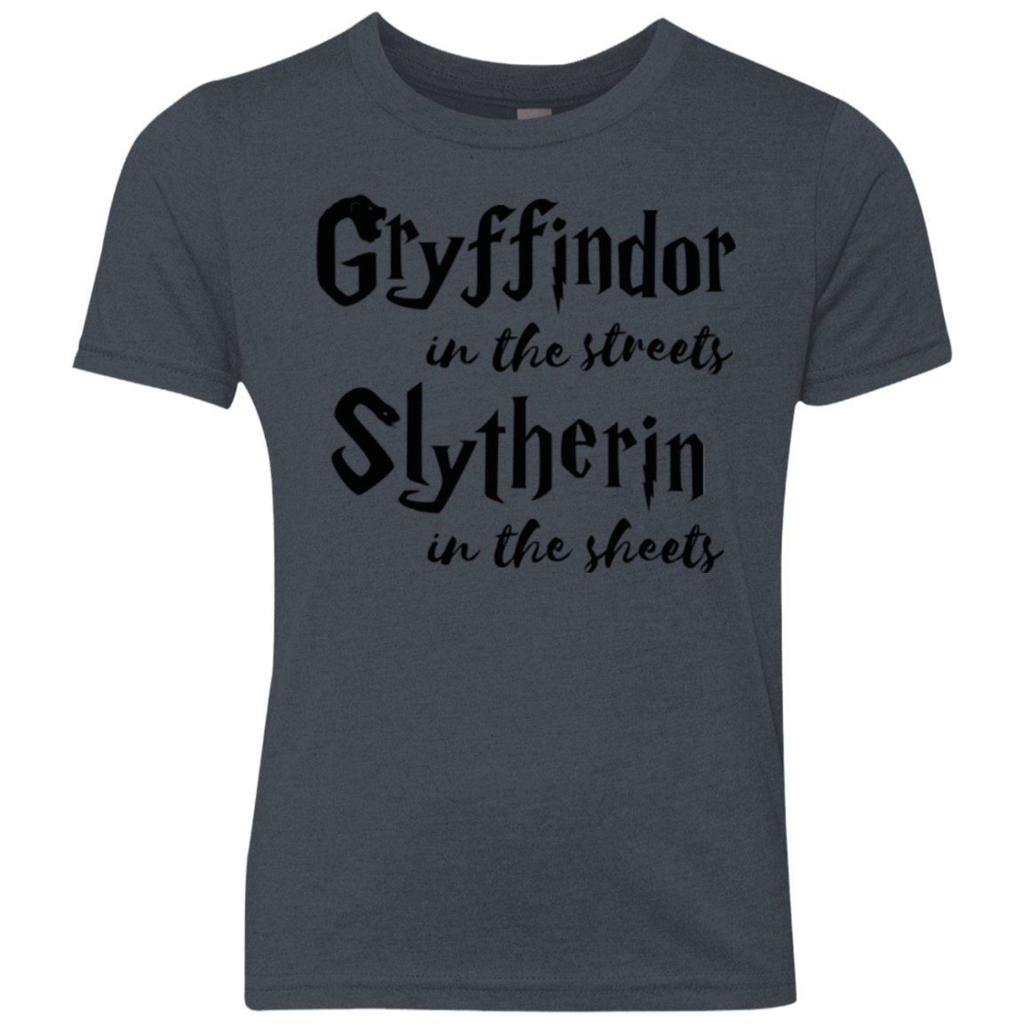 T-Shirts Vintage Navy / YXS Gryffindor Streets Youth Triblend T-Shirt