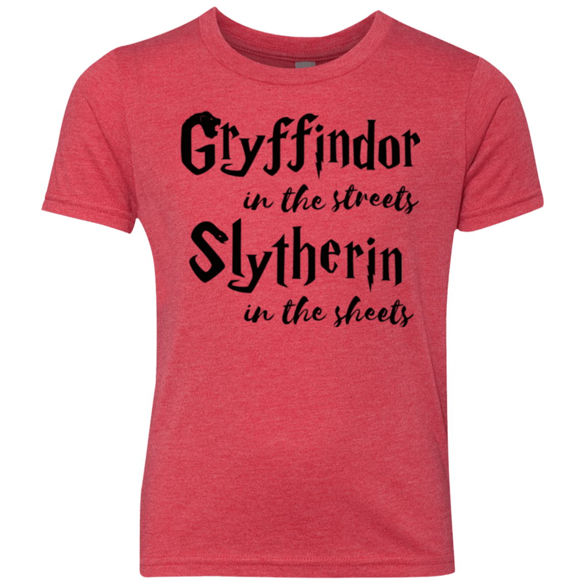 T-Shirts Vintage Red / YXS Gryffindor Streets Youth Triblend T-Shirt