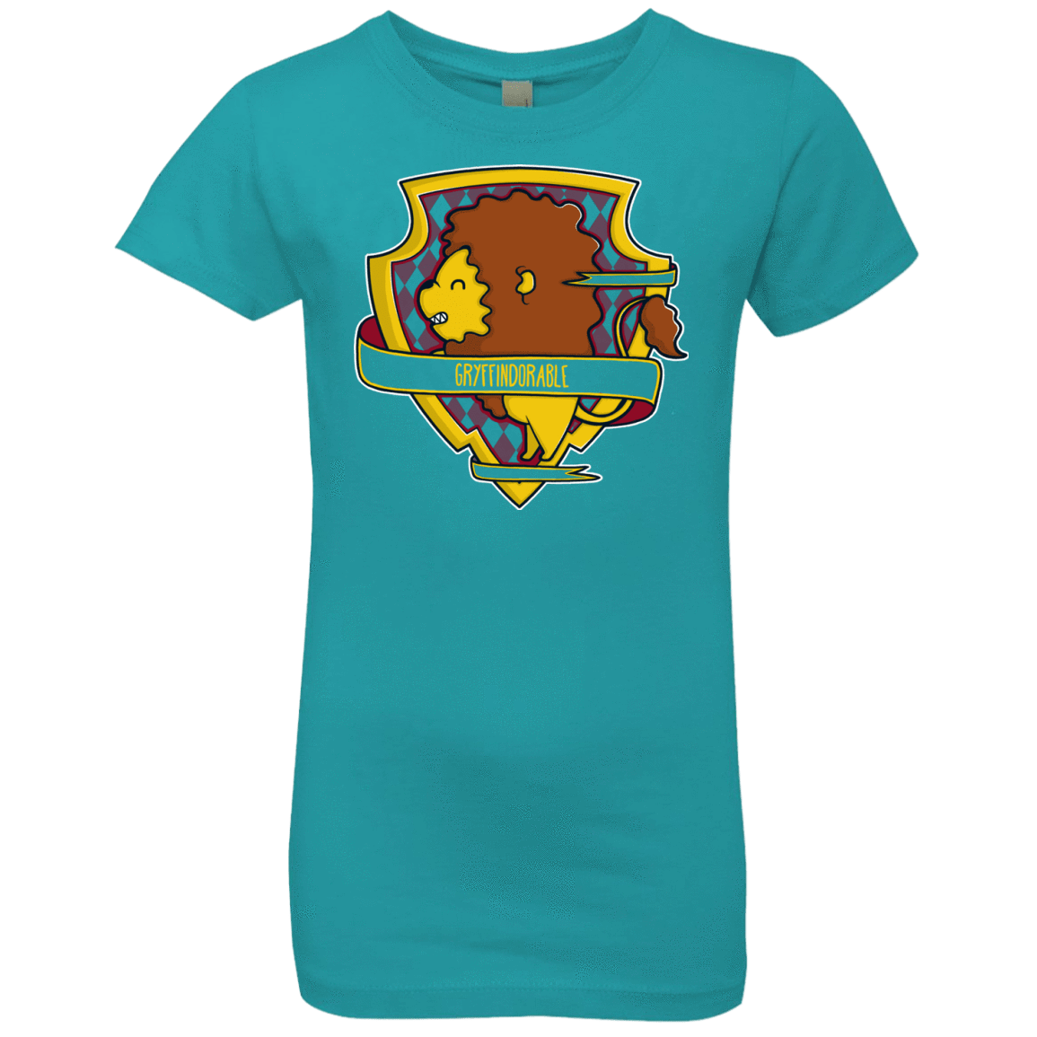 T-Shirts Tahiti Blue / YXS Gryffindorable Girls Premium T-Shirt