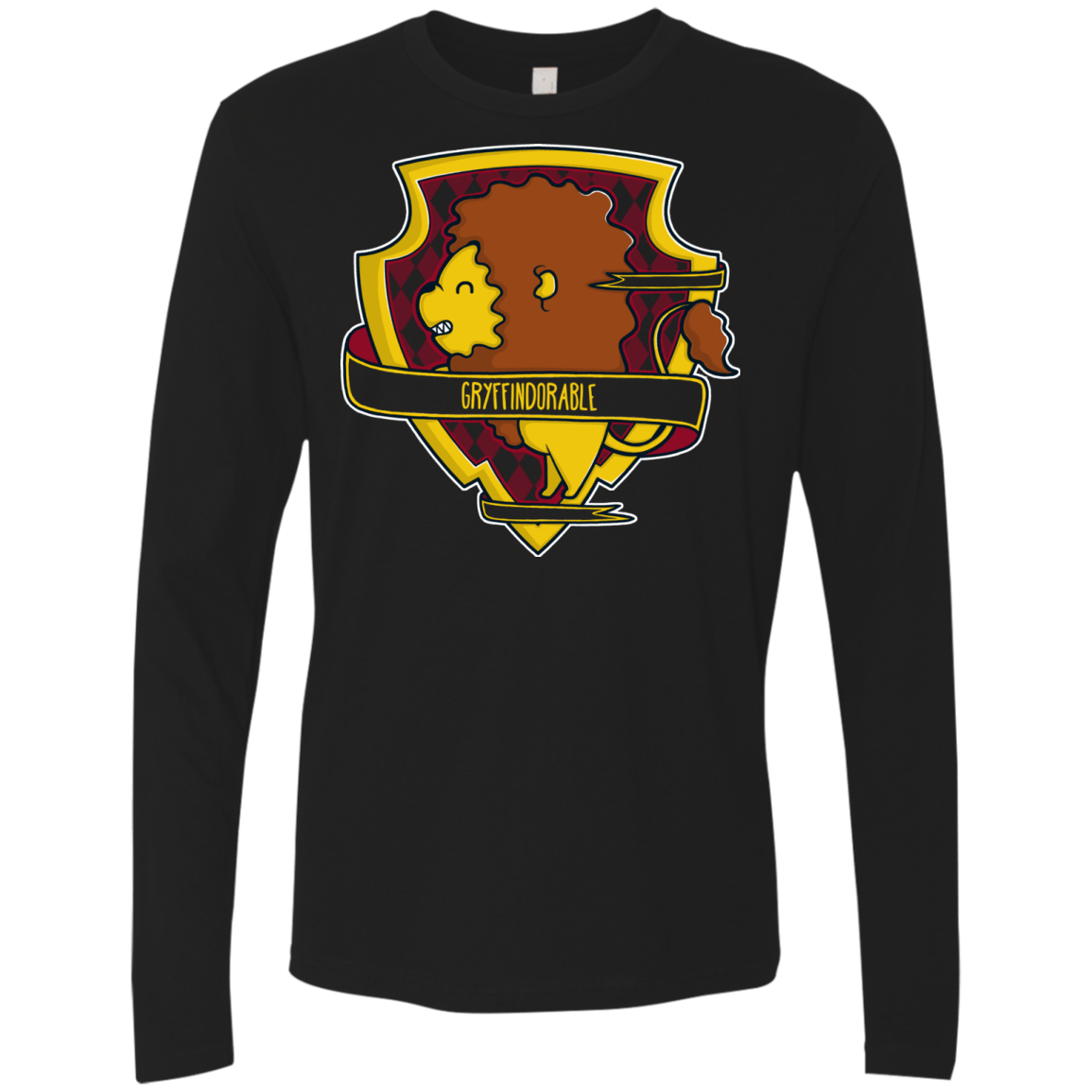 T-Shirts Black / Small Gryffindorable Men's Premium Long Sleeve