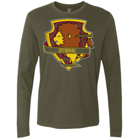 T-Shirts Military Green / Small Gryffindorable Men's Premium Long Sleeve