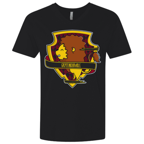 T-Shirts Black / X-Small Gryffindorable Men's Premium V-Neck