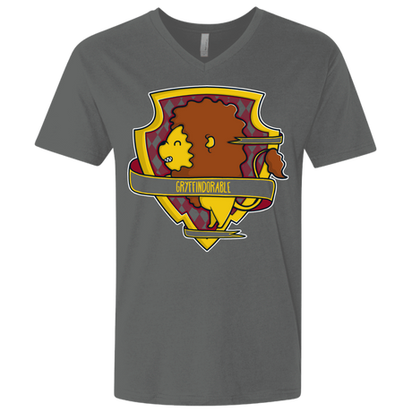 T-Shirts Heavy Metal / X-Small Gryffindorable Men's Premium V-Neck