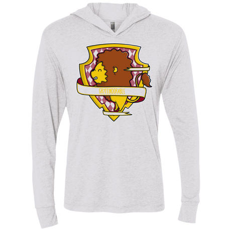 T-Shirts Heather White / X-Small Gryffindorable Triblend Long Sleeve Hoodie Tee