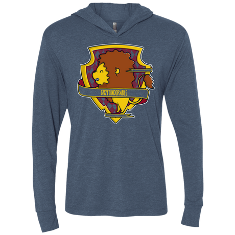 T-Shirts Indigo / X-Small Gryffindorable Triblend Long Sleeve Hoodie Tee