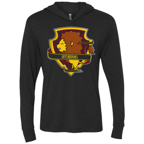 T-Shirts Vintage Black / X-Small Gryffindorable Triblend Long Sleeve Hoodie Tee