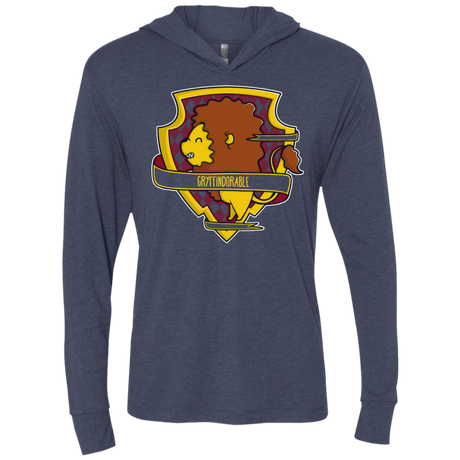 T-Shirts Vintage Navy / X-Small Gryffindorable Triblend Long Sleeve Hoodie Tee