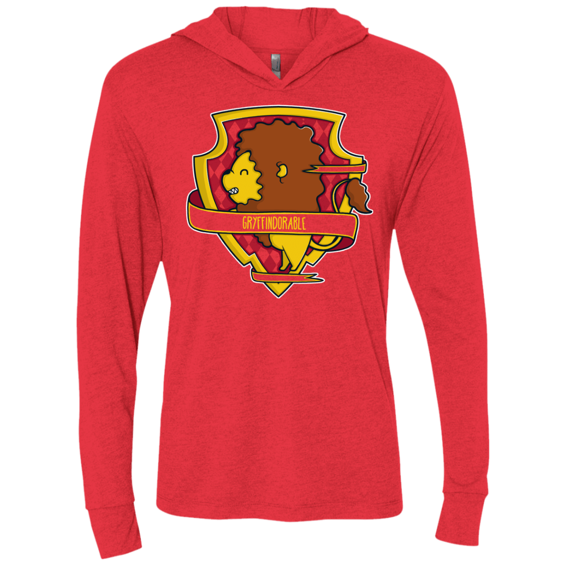 T-Shirts Vintage Red / X-Small Gryffindorable Triblend Long Sleeve Hoodie Tee