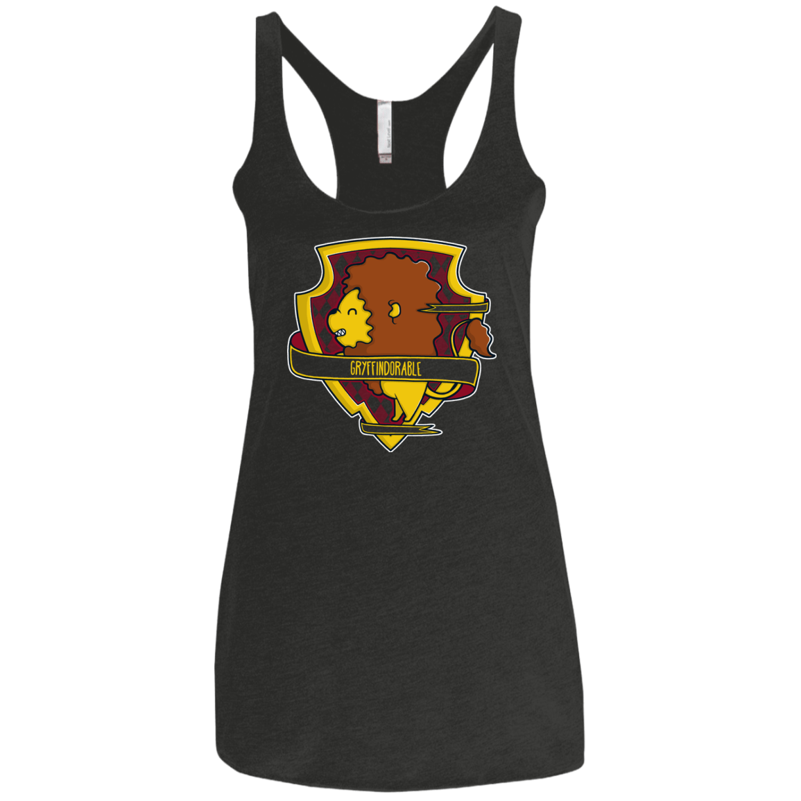 T-Shirts Vintage Black / X-Small Gryffindorable Women's Triblend Racerback Tank