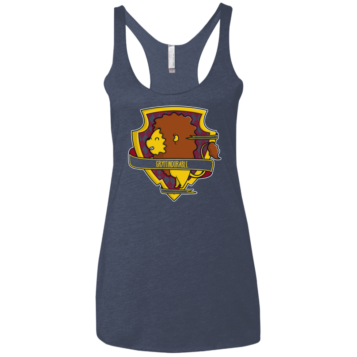 T-Shirts Vintage Navy / X-Small Gryffindorable Women's Triblend Racerback Tank
