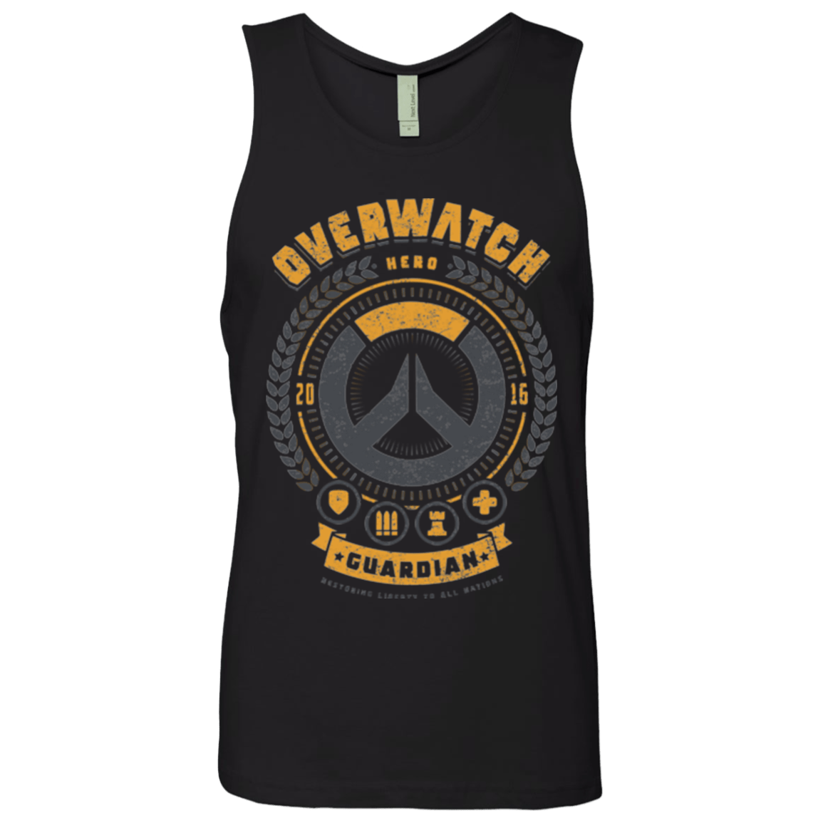 T-Shirts Black / Small Guardian Hero Men's Premium Tank Top