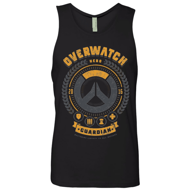 T-Shirts Black / Small Guardian Hero Men's Premium Tank Top