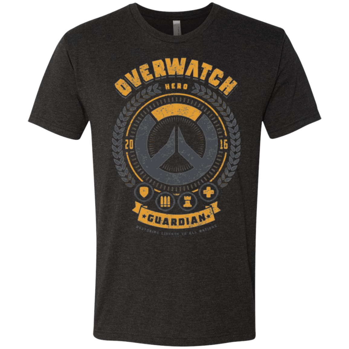 T-Shirts Vintage Black / Small Guardian Hero Men's Triblend T-Shirt